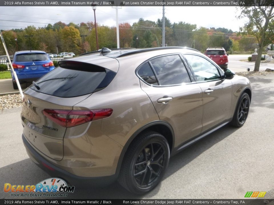 2019 Alfa Romeo Stelvio Ti AWD Imola Titanium Metallic / Black Photo #7