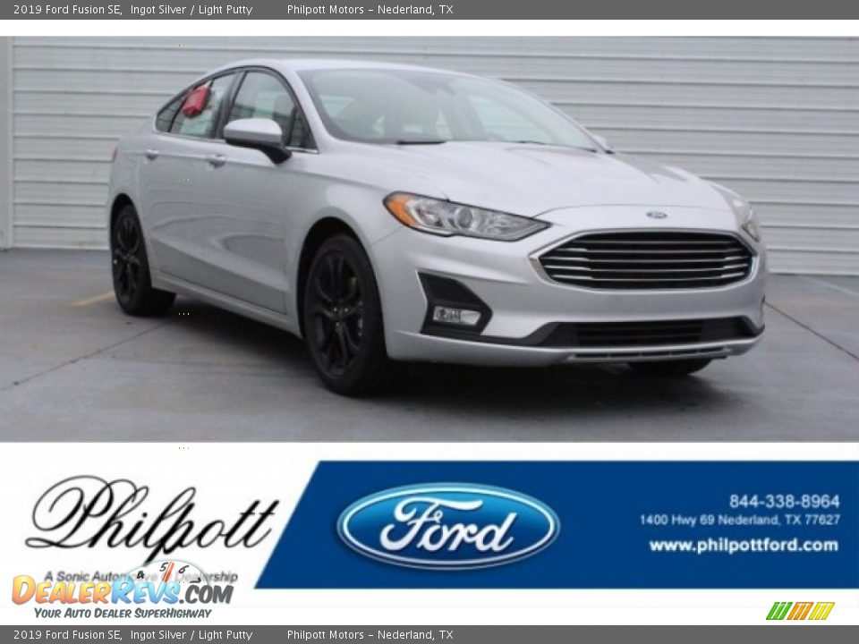 2019 Ford Fusion SE Ingot Silver / Light Putty Photo #1