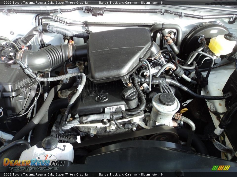 2012 Toyota Tacoma Regular Cab Super White / Graphite Photo #19