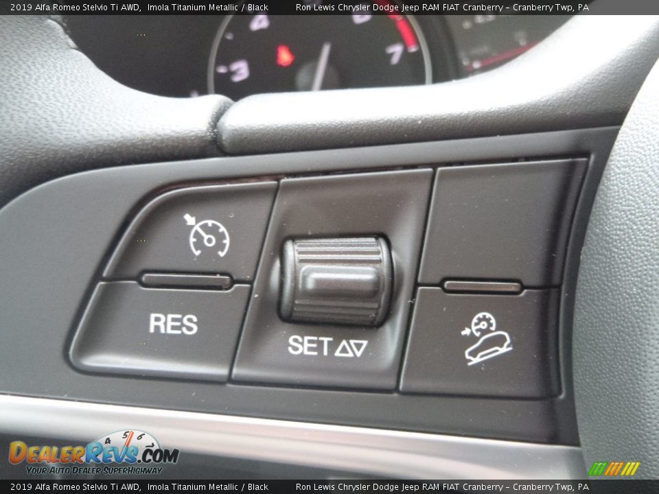 2019 Alfa Romeo Stelvio Ti AWD Imola Titanium Metallic / Black Photo #26