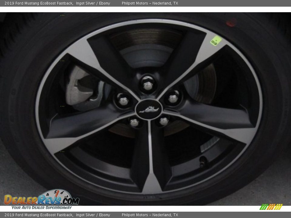 2019 Ford Mustang EcoBoost Fastback Ingot Silver / Ebony Photo #11