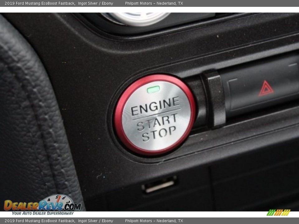 2019 Ford Mustang EcoBoost Fastback Ingot Silver / Ebony Photo #19