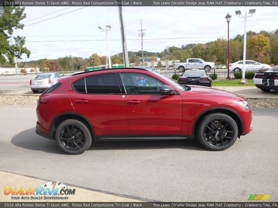 Rosso Red Competizione Tri-Coat 2019 Alfa Romeo Stelvio Ti Sport AWD Photo #9