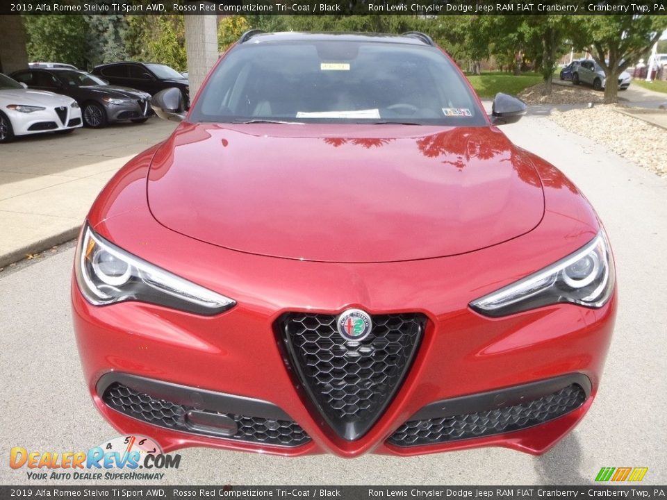 Rosso Red Competizione Tri-Coat 2019 Alfa Romeo Stelvio Ti Sport AWD Photo #12
