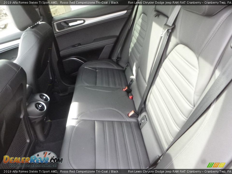 2019 Alfa Romeo Stelvio Ti Sport AWD Rosso Red Competizione Tri-Coat / Black Photo #17