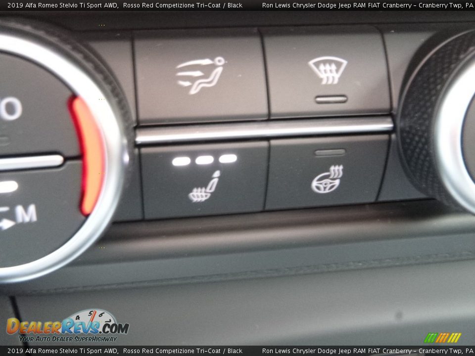 2019 Alfa Romeo Stelvio Ti Sport AWD Rosso Red Competizione Tri-Coat / Black Photo #25