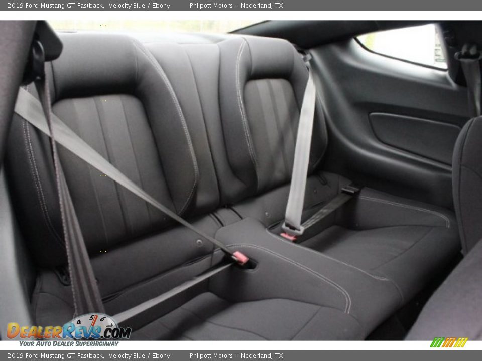 Rear Seat of 2019 Ford Mustang GT Fastback Photo #29