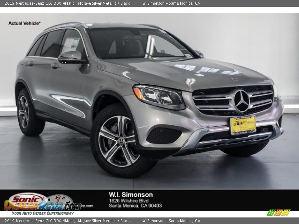 2019 Mercedes-Benz GLC 300 4Matic Mojave Silver Metallic / Black Photo #1