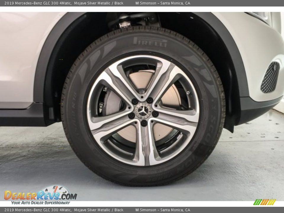 2019 Mercedes-Benz GLC 300 4Matic Mojave Silver Metallic / Black Photo #9