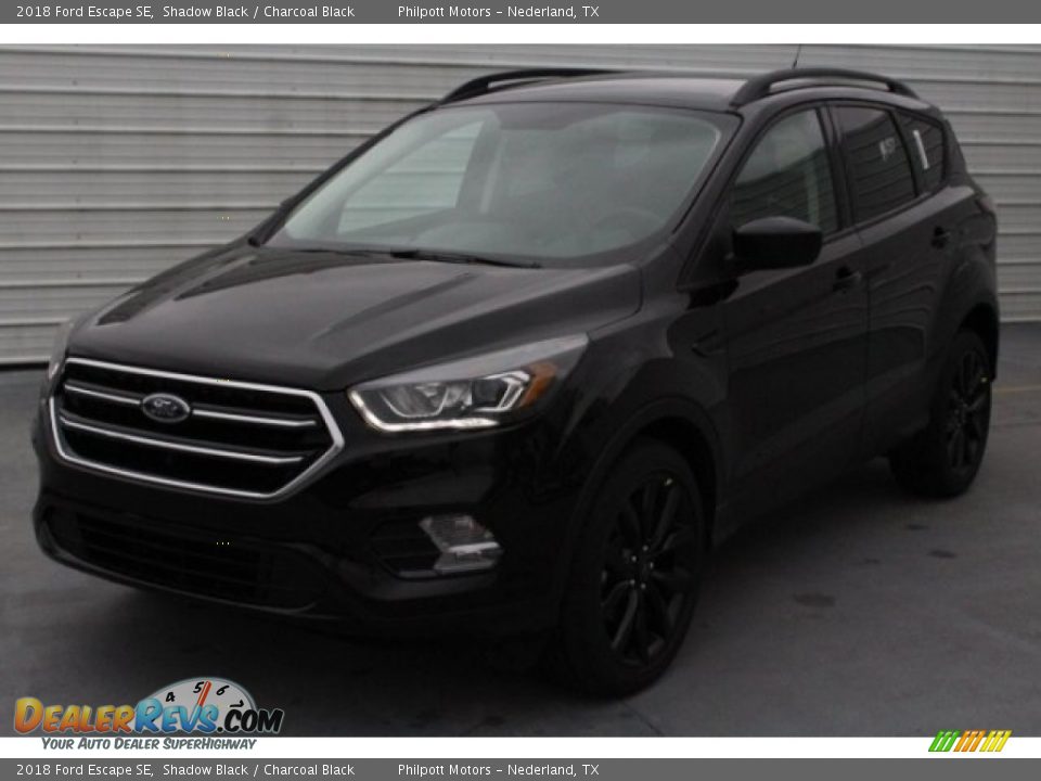 2018 Ford Escape SE Shadow Black / Charcoal Black Photo #3