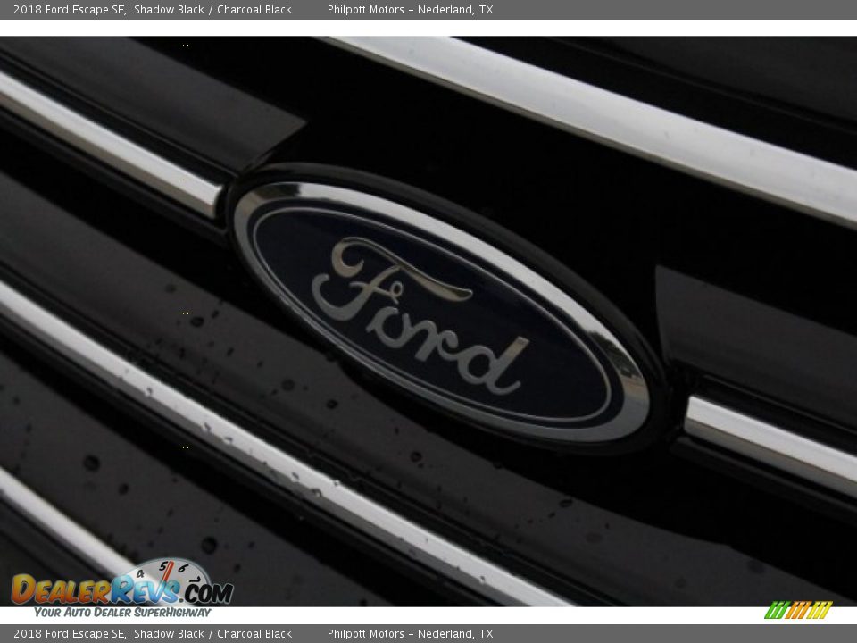 2018 Ford Escape SE Shadow Black / Charcoal Black Photo #4
