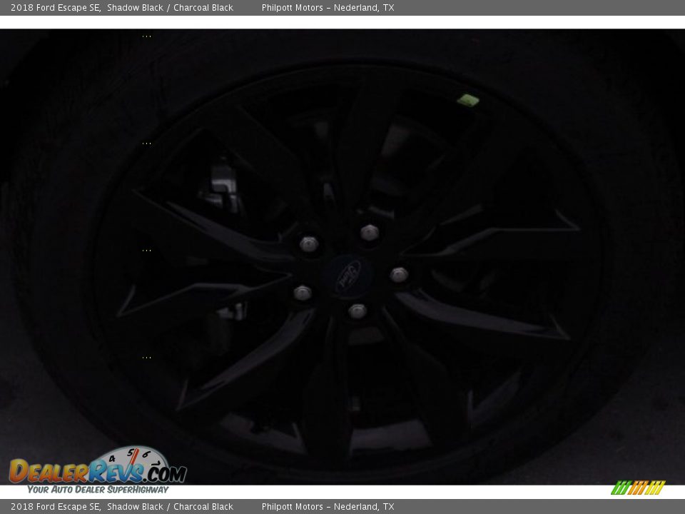 2018 Ford Escape SE Shadow Black / Charcoal Black Photo #5