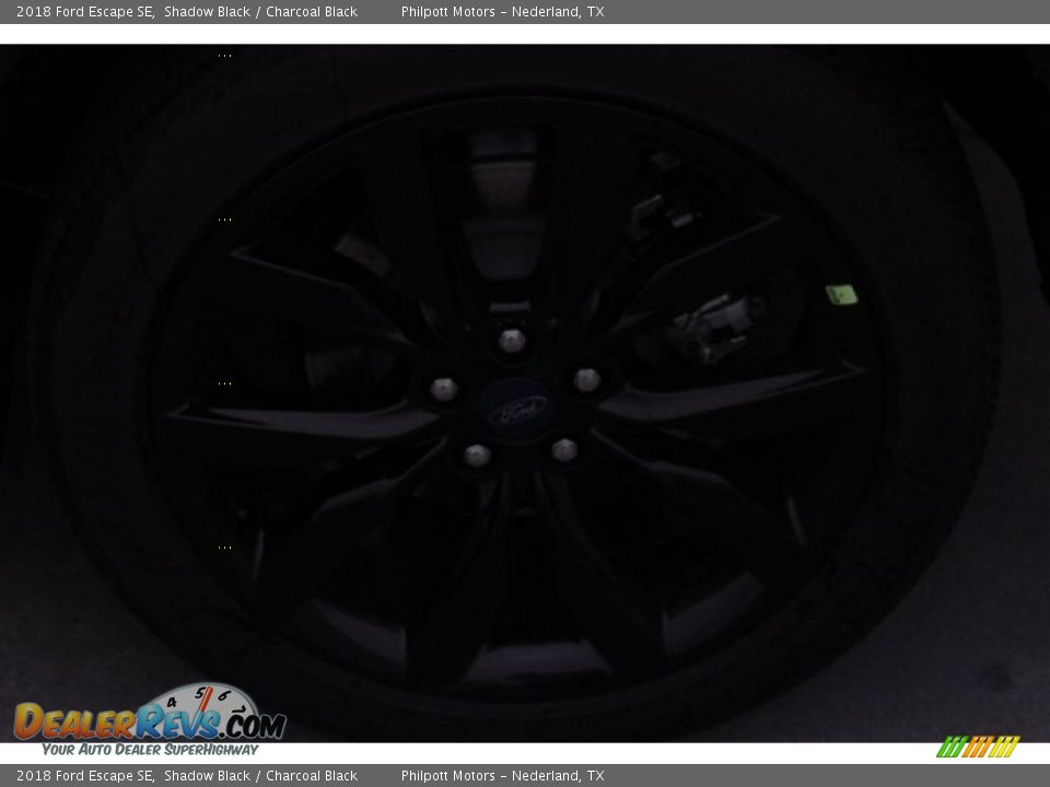 2018 Ford Escape SE Shadow Black / Charcoal Black Photo #6