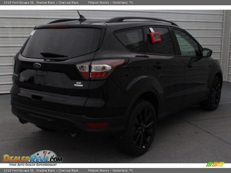2018 Ford Escape SE Shadow Black / Charcoal Black Photo #9