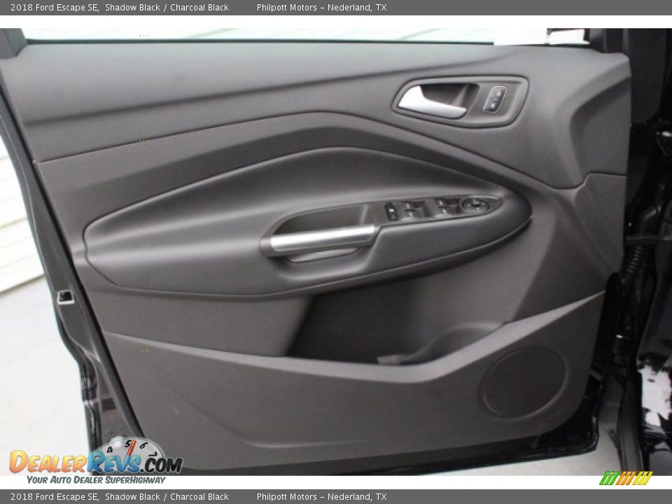 2018 Ford Escape SE Shadow Black / Charcoal Black Photo #12