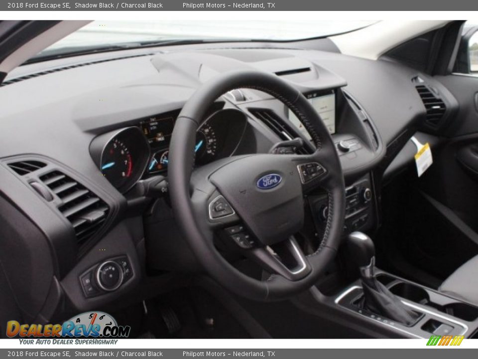 2018 Ford Escape SE Shadow Black / Charcoal Black Photo #13