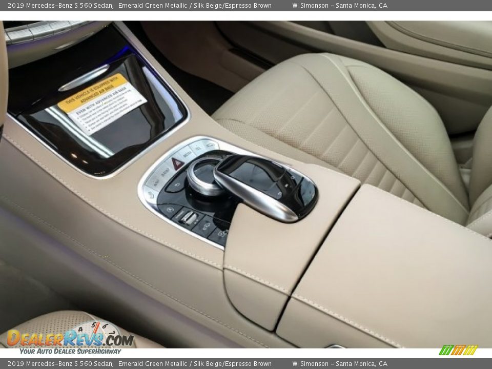 2019 Mercedes-Benz S 560 Sedan Emerald Green Metallic / Silk Beige/Espresso Brown Photo #7