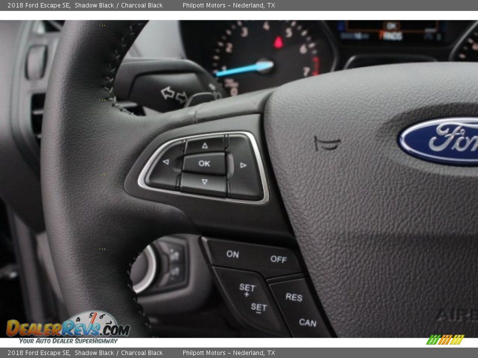 2018 Ford Escape SE Shadow Black / Charcoal Black Photo #19
