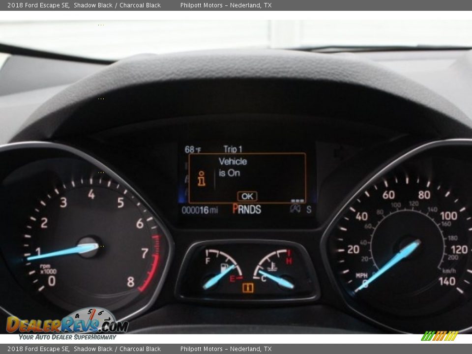 2018 Ford Escape SE Shadow Black / Charcoal Black Photo #21
