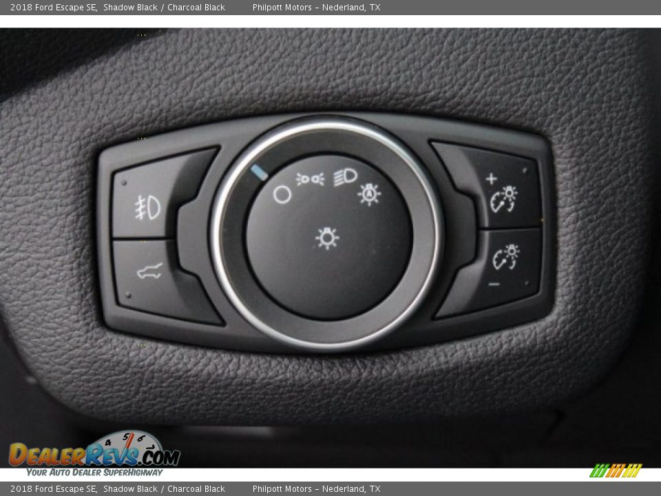 2018 Ford Escape SE Shadow Black / Charcoal Black Photo #22