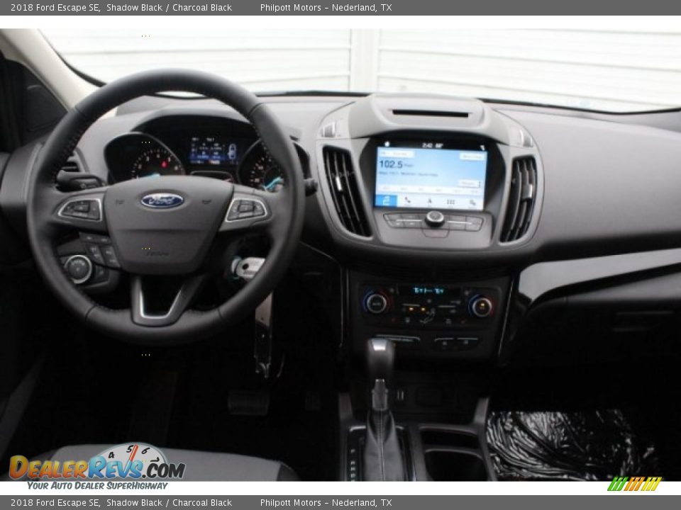 2018 Ford Escape SE Shadow Black / Charcoal Black Photo #25