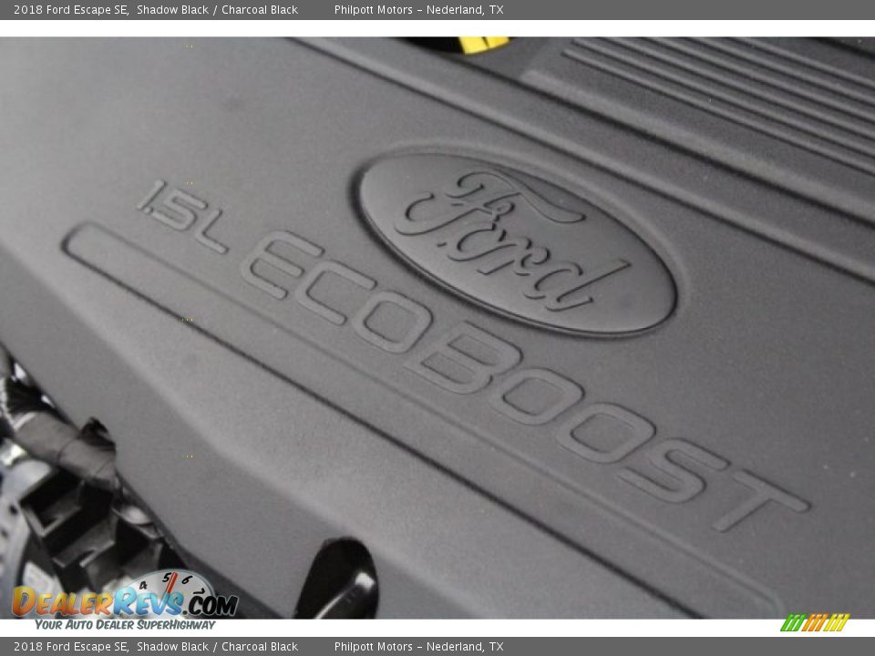 2018 Ford Escape SE Shadow Black / Charcoal Black Photo #34