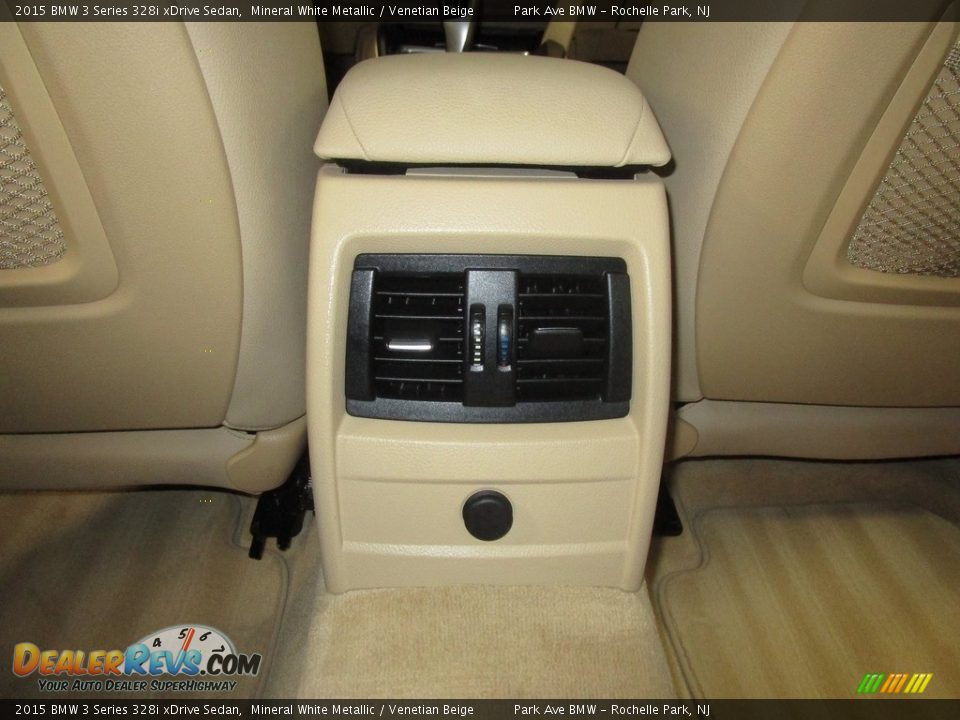 2015 BMW 3 Series 328i xDrive Sedan Mineral White Metallic / Venetian Beige Photo #19