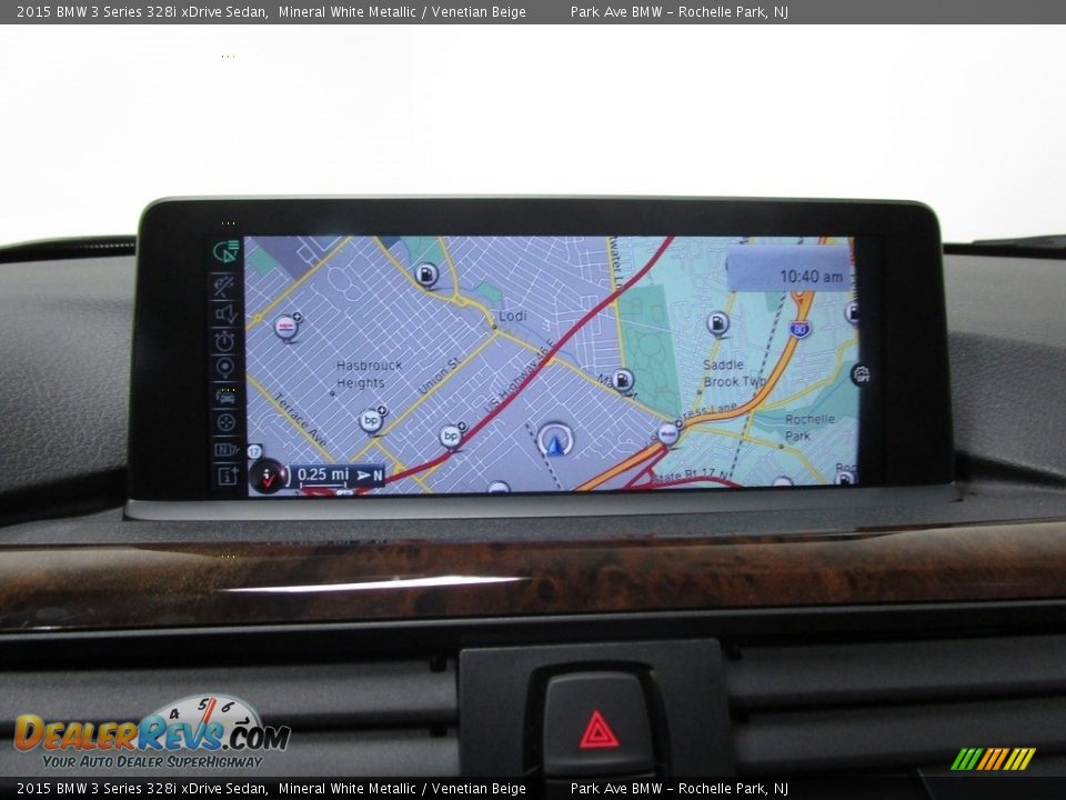 2015 BMW 3 Series 328i xDrive Sedan Mineral White Metallic / Venetian Beige Photo #25