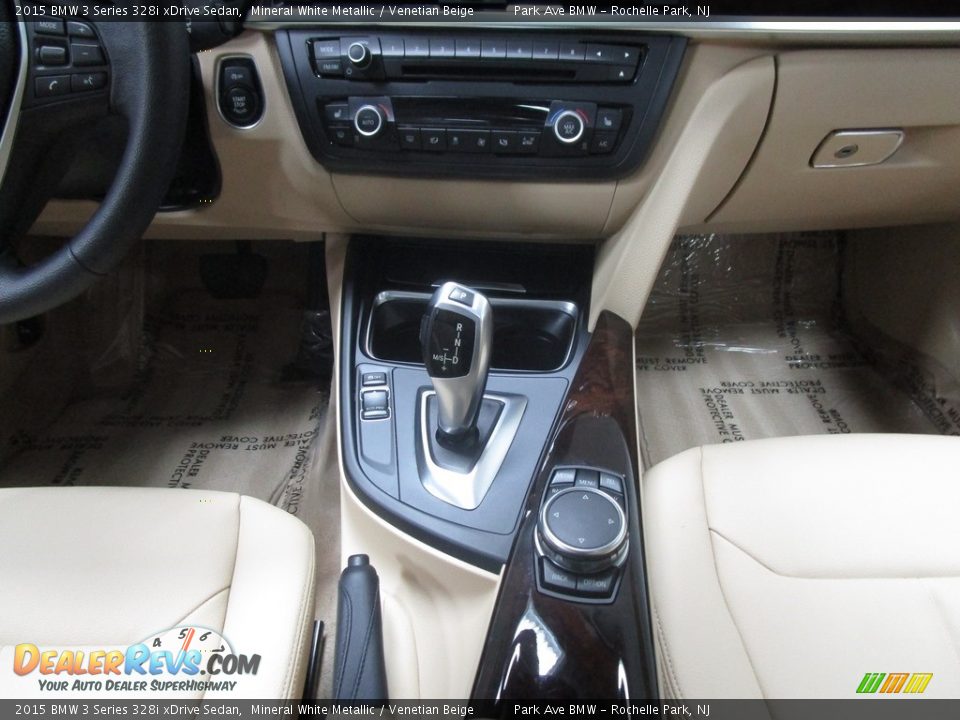 2015 BMW 3 Series 328i xDrive Sedan Mineral White Metallic / Venetian Beige Photo #27