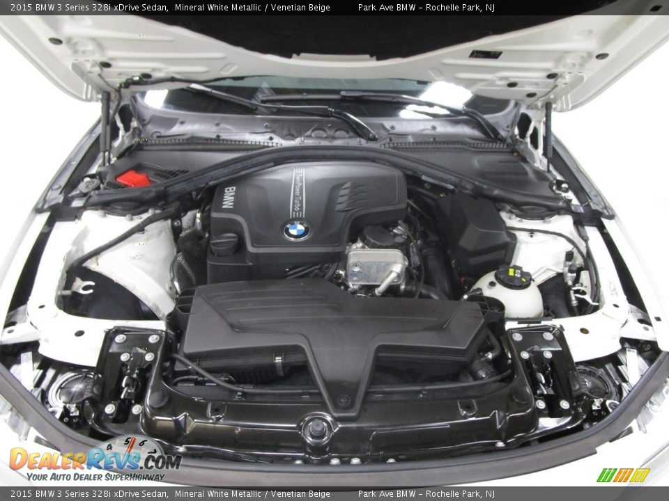 2015 BMW 3 Series 328i xDrive Sedan Mineral White Metallic / Venetian Beige Photo #29