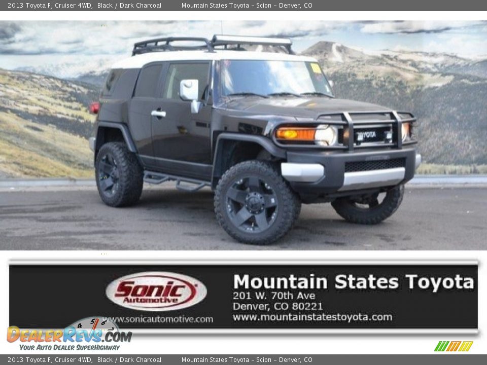 2013 Toyota FJ Cruiser 4WD Black / Dark Charcoal Photo #1