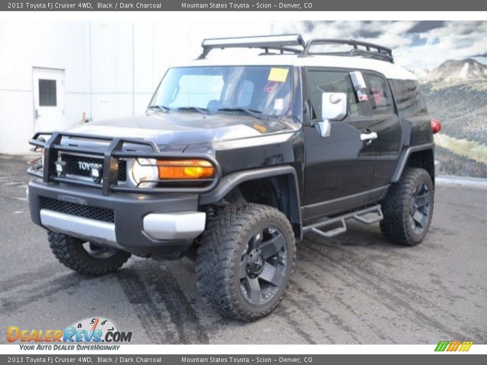 2013 Toyota FJ Cruiser 4WD Black / Dark Charcoal Photo #2