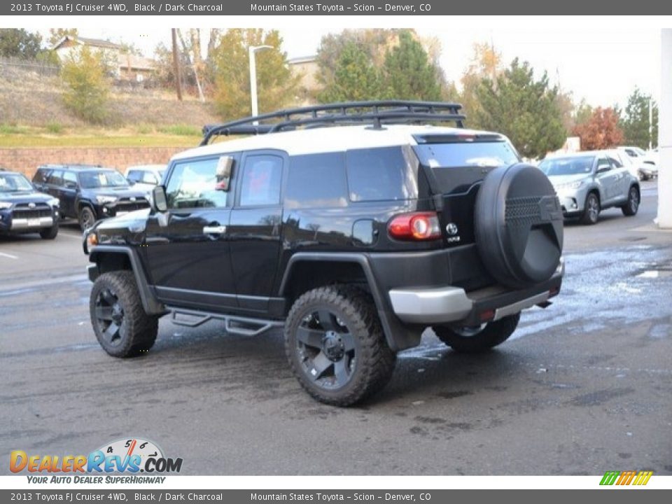 2013 Toyota FJ Cruiser 4WD Black / Dark Charcoal Photo #4