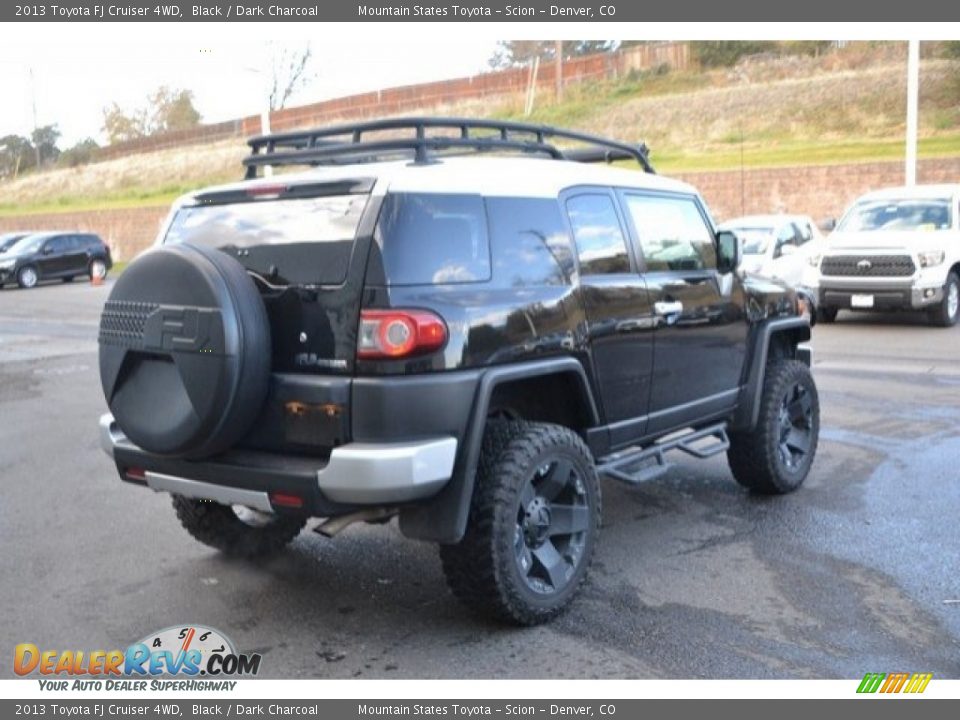2013 Toyota FJ Cruiser 4WD Black / Dark Charcoal Photo #6