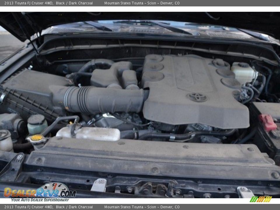 2013 Toyota FJ Cruiser 4WD Black / Dark Charcoal Photo #9