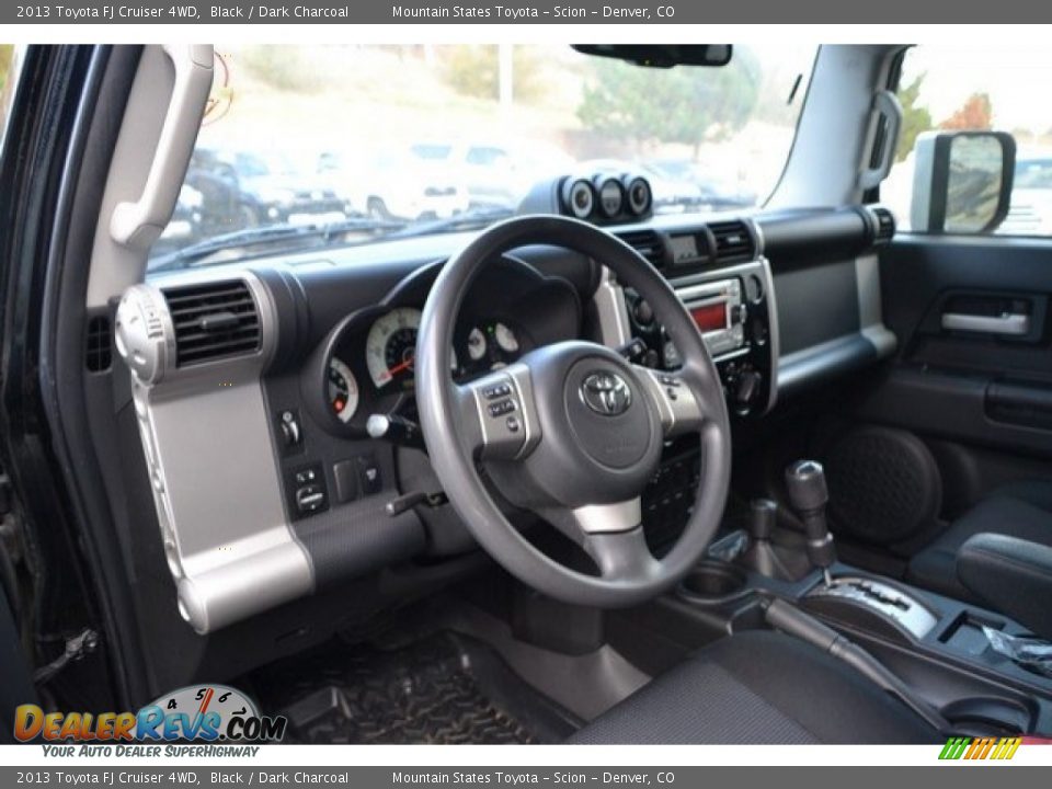 2013 Toyota FJ Cruiser 4WD Black / Dark Charcoal Photo #10