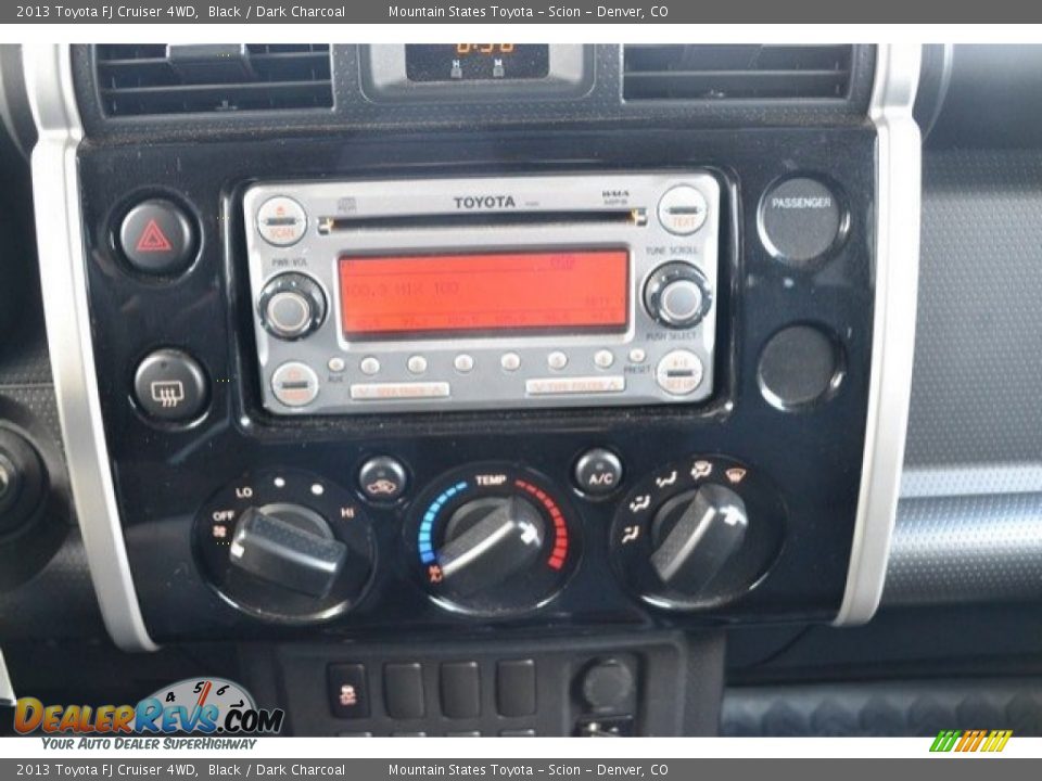 2013 Toyota FJ Cruiser 4WD Black / Dark Charcoal Photo #11