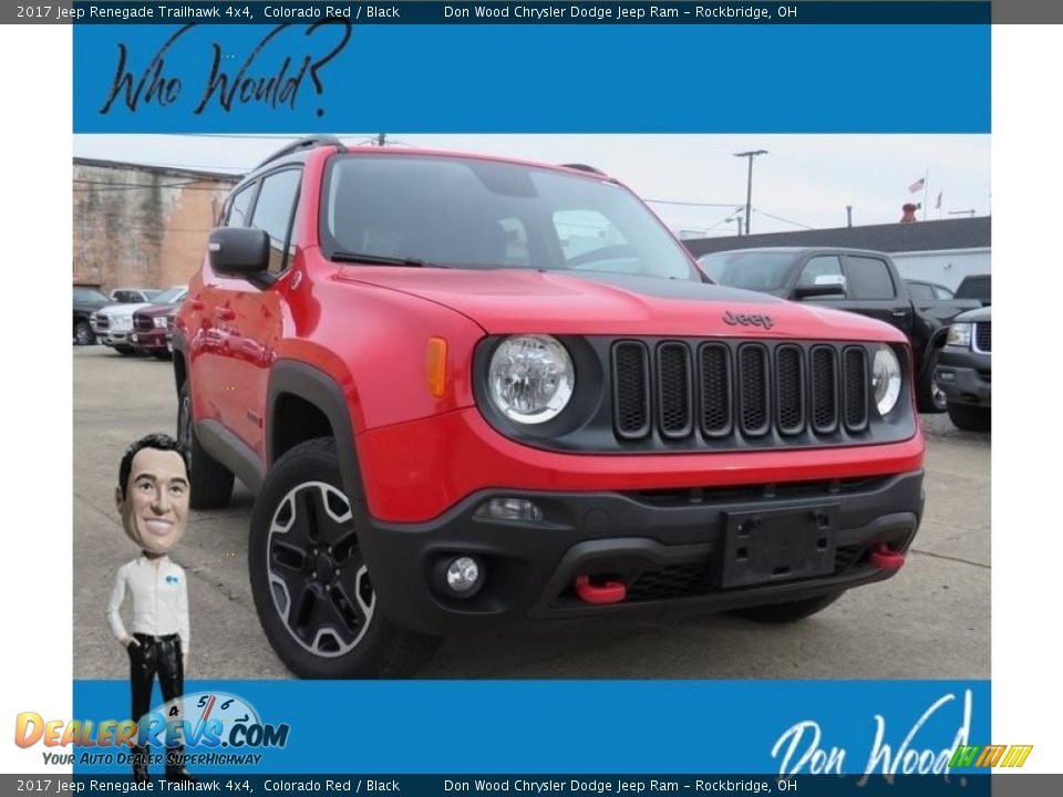 2017 Jeep Renegade Trailhawk 4x4 Colorado Red / Black Photo #1