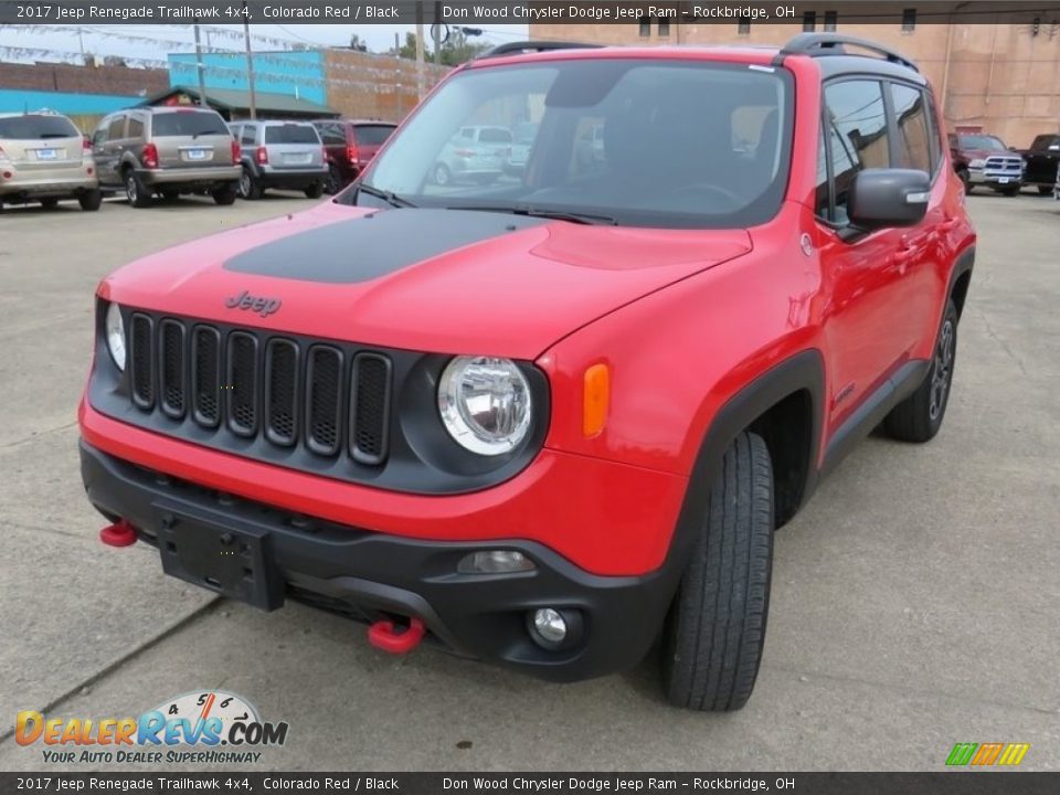 2017 Jeep Renegade Trailhawk 4x4 Colorado Red / Black Photo #9