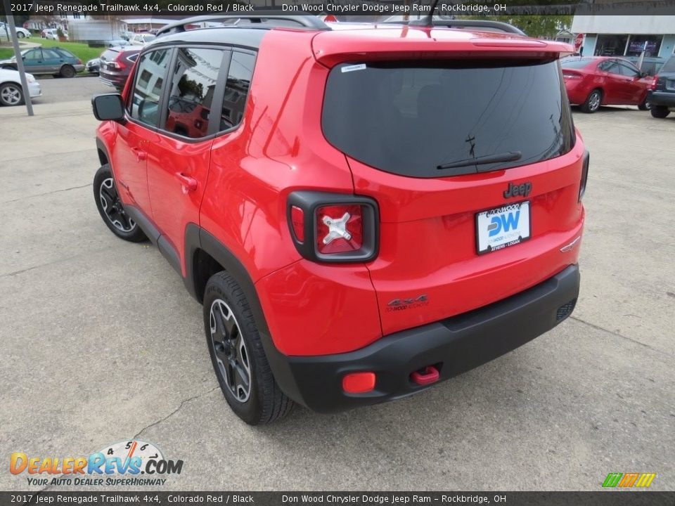 2017 Jeep Renegade Trailhawk 4x4 Colorado Red / Black Photo #12