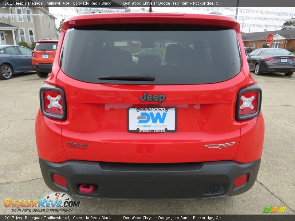 2017 Jeep Renegade Trailhawk 4x4 Colorado Red / Black Photo #13