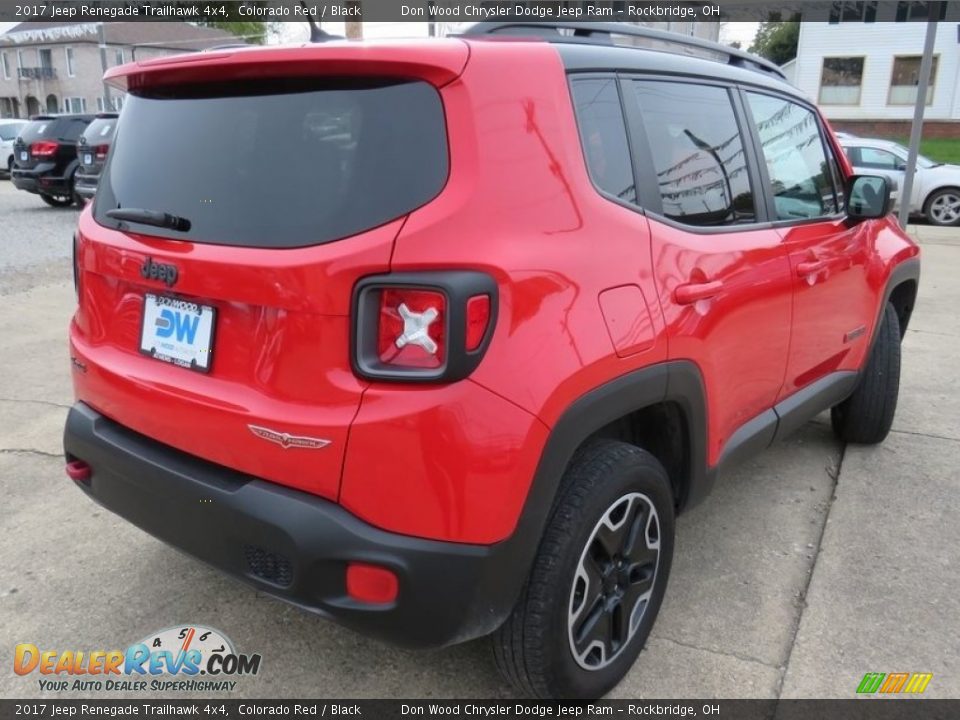 2017 Jeep Renegade Trailhawk 4x4 Colorado Red / Black Photo #17