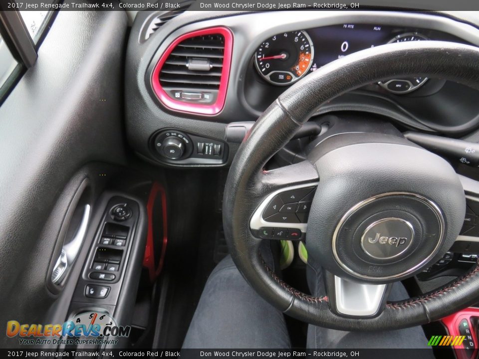 2017 Jeep Renegade Trailhawk 4x4 Colorado Red / Black Photo #31