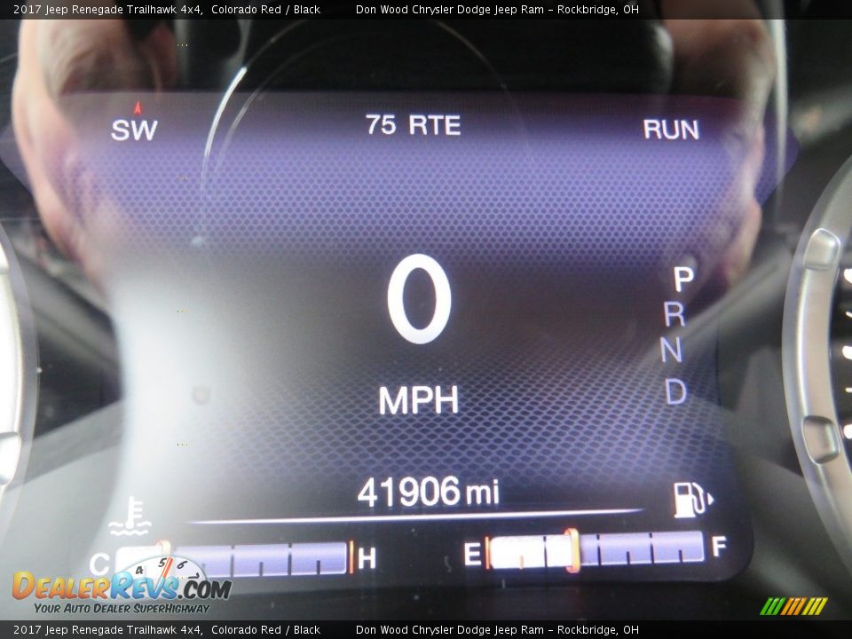 2017 Jeep Renegade Trailhawk 4x4 Colorado Red / Black Photo #36