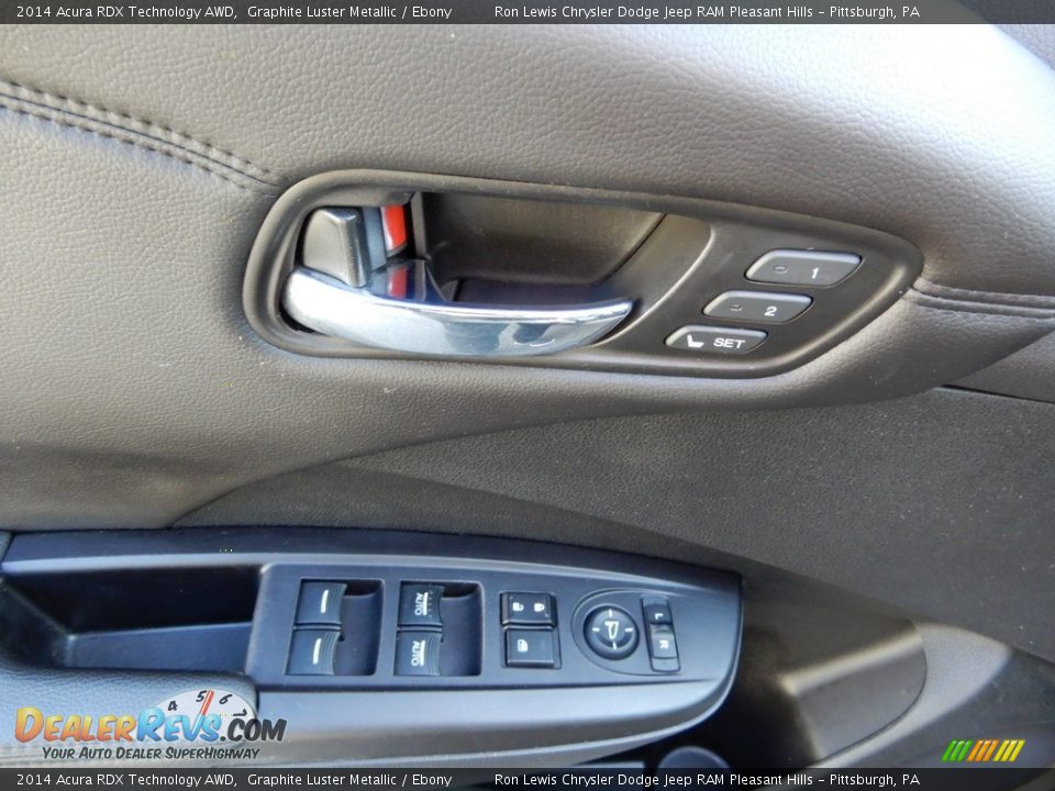 2014 Acura RDX Technology AWD Graphite Luster Metallic / Ebony Photo #14