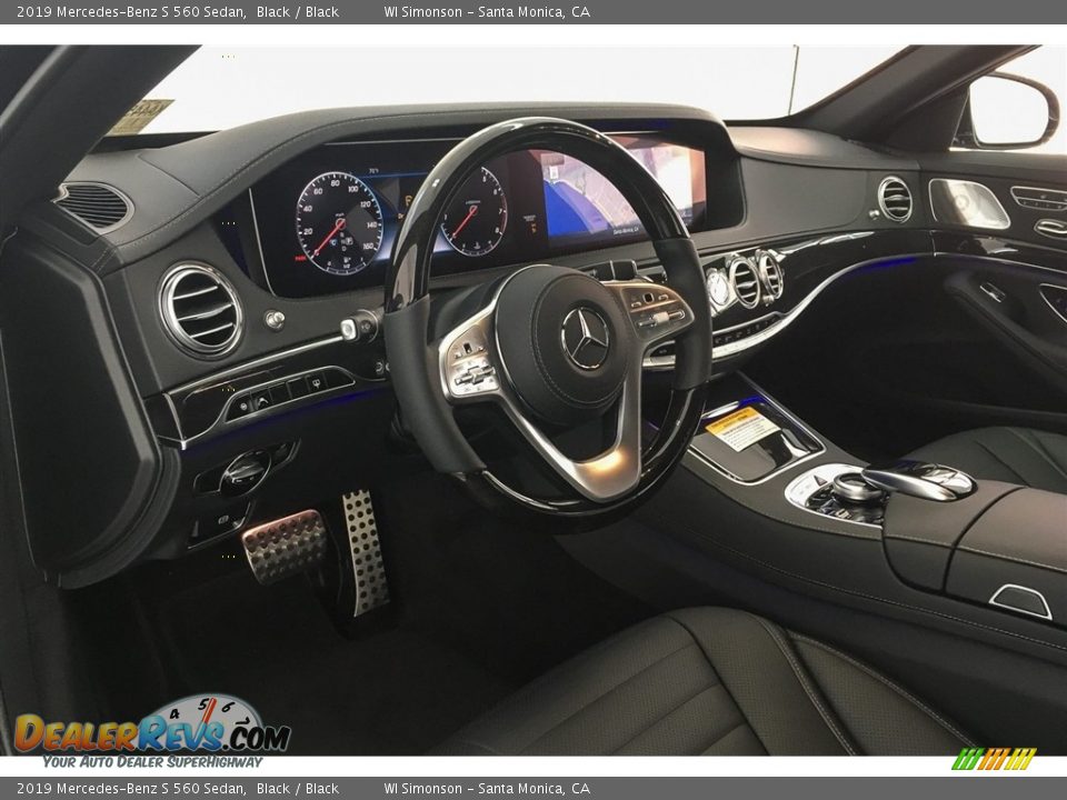 2019 Mercedes-Benz S 560 Sedan Black / Black Photo #4