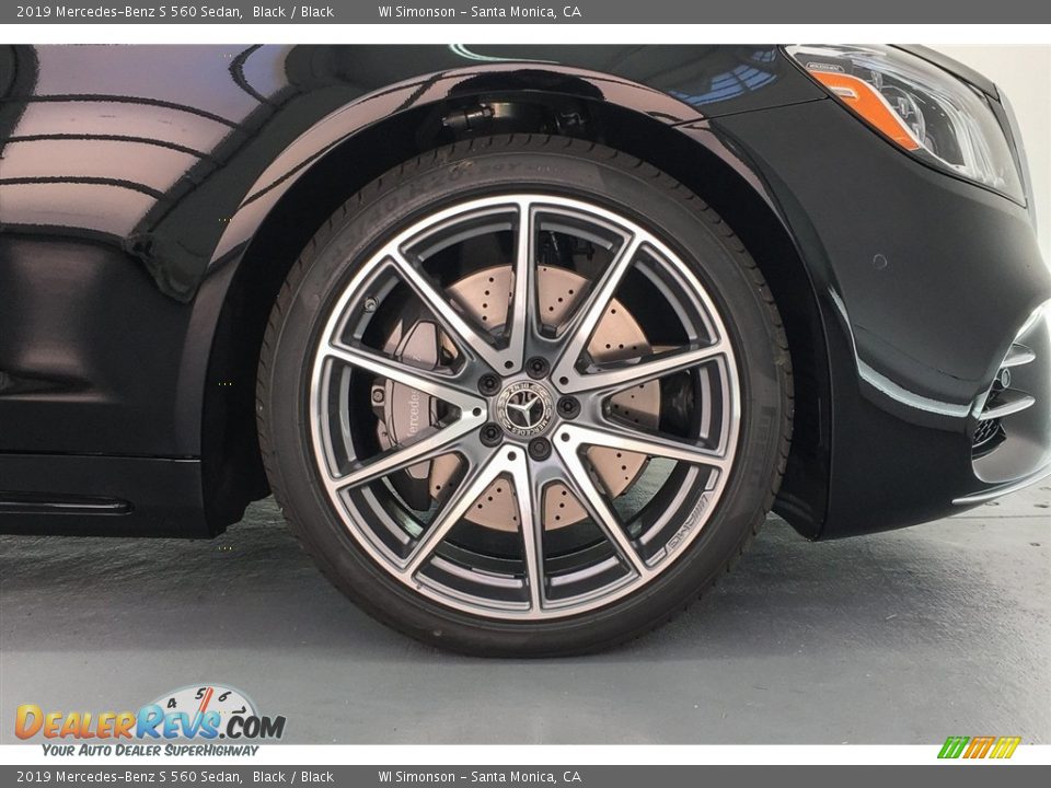 2019 Mercedes-Benz S 560 Sedan Black / Black Photo #9