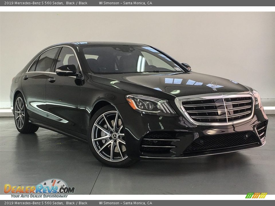 2019 Mercedes-Benz S 560 Sedan Black / Black Photo #12