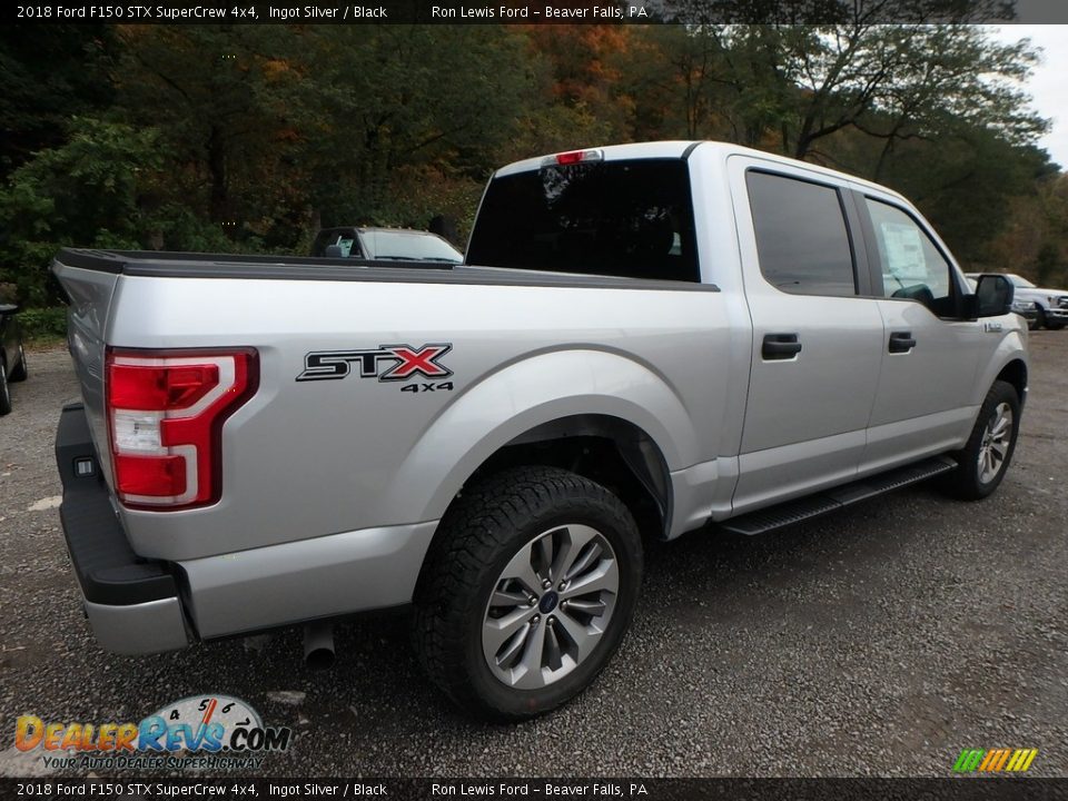 2018 Ford F150 STX SuperCrew 4x4 Ingot Silver / Black Photo #2