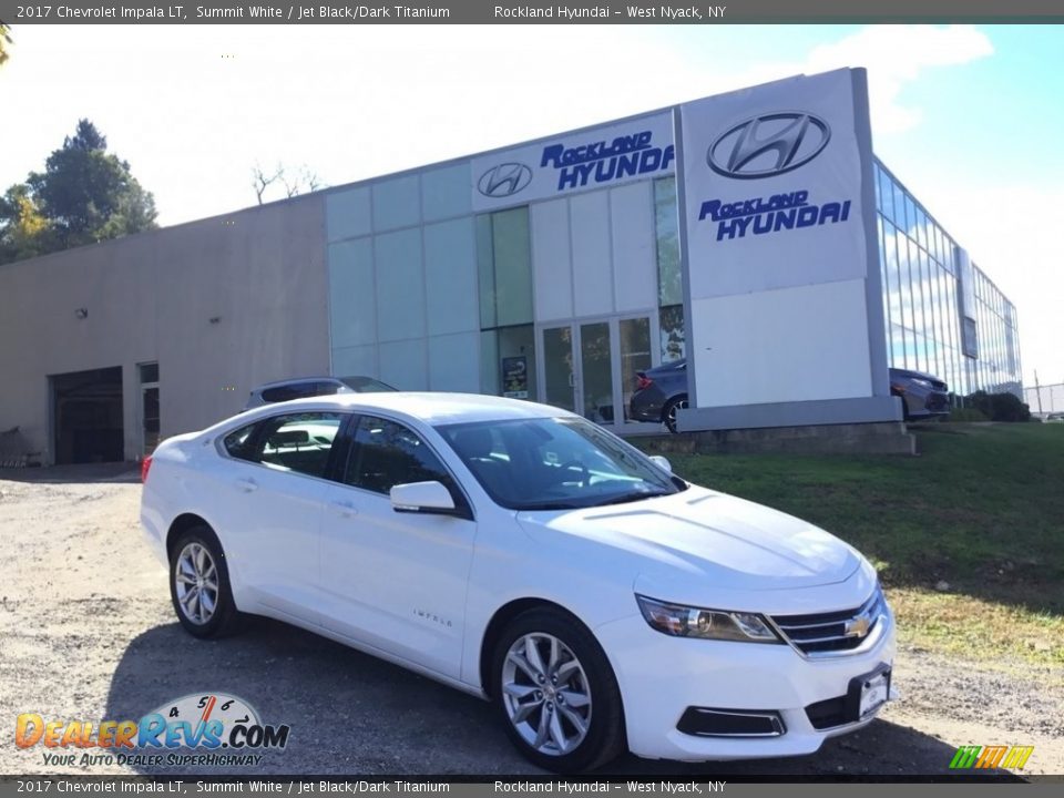 2017 Chevrolet Impala LT Summit White / Jet Black/Dark Titanium Photo #1
